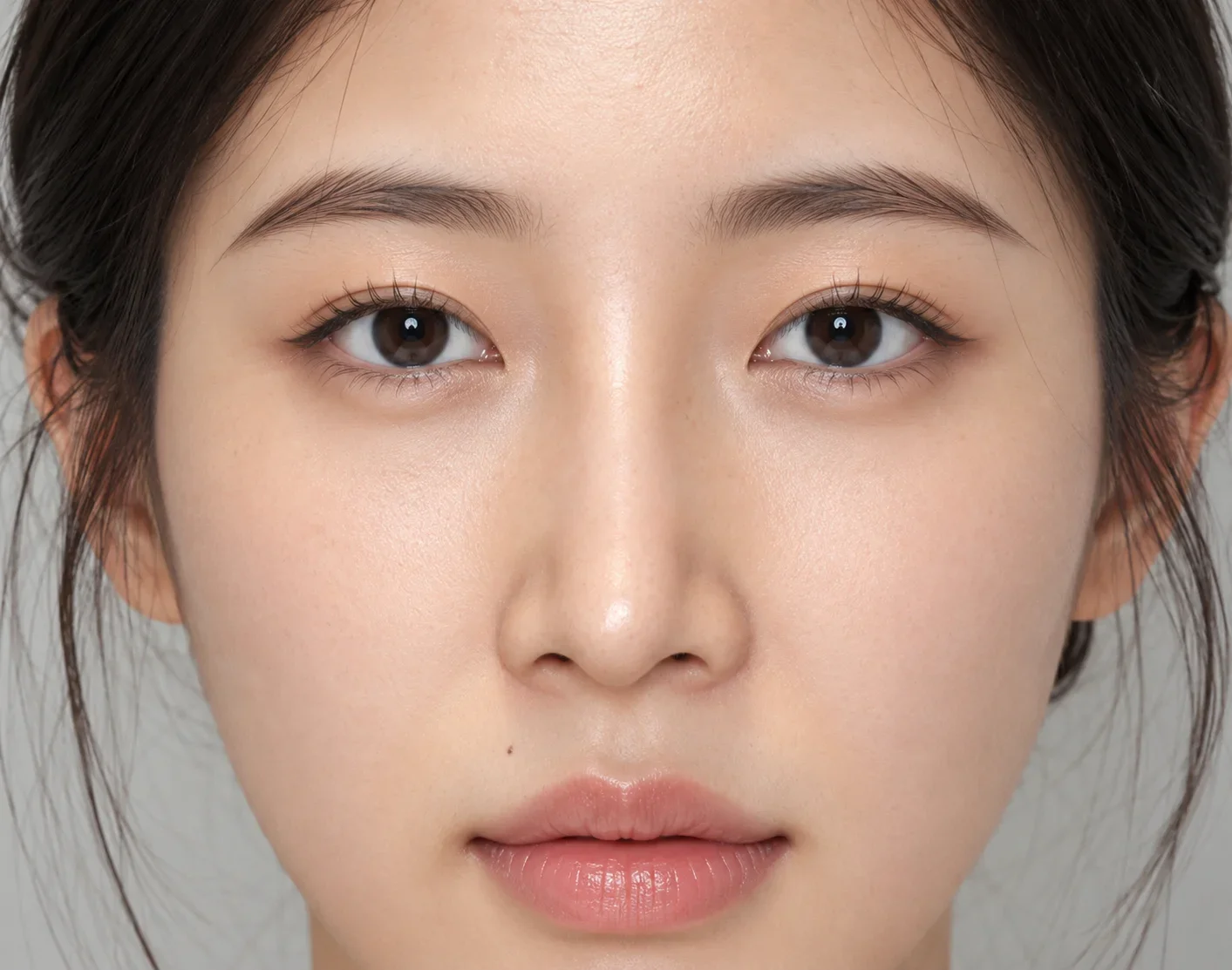 미간이 너무 높은 경우