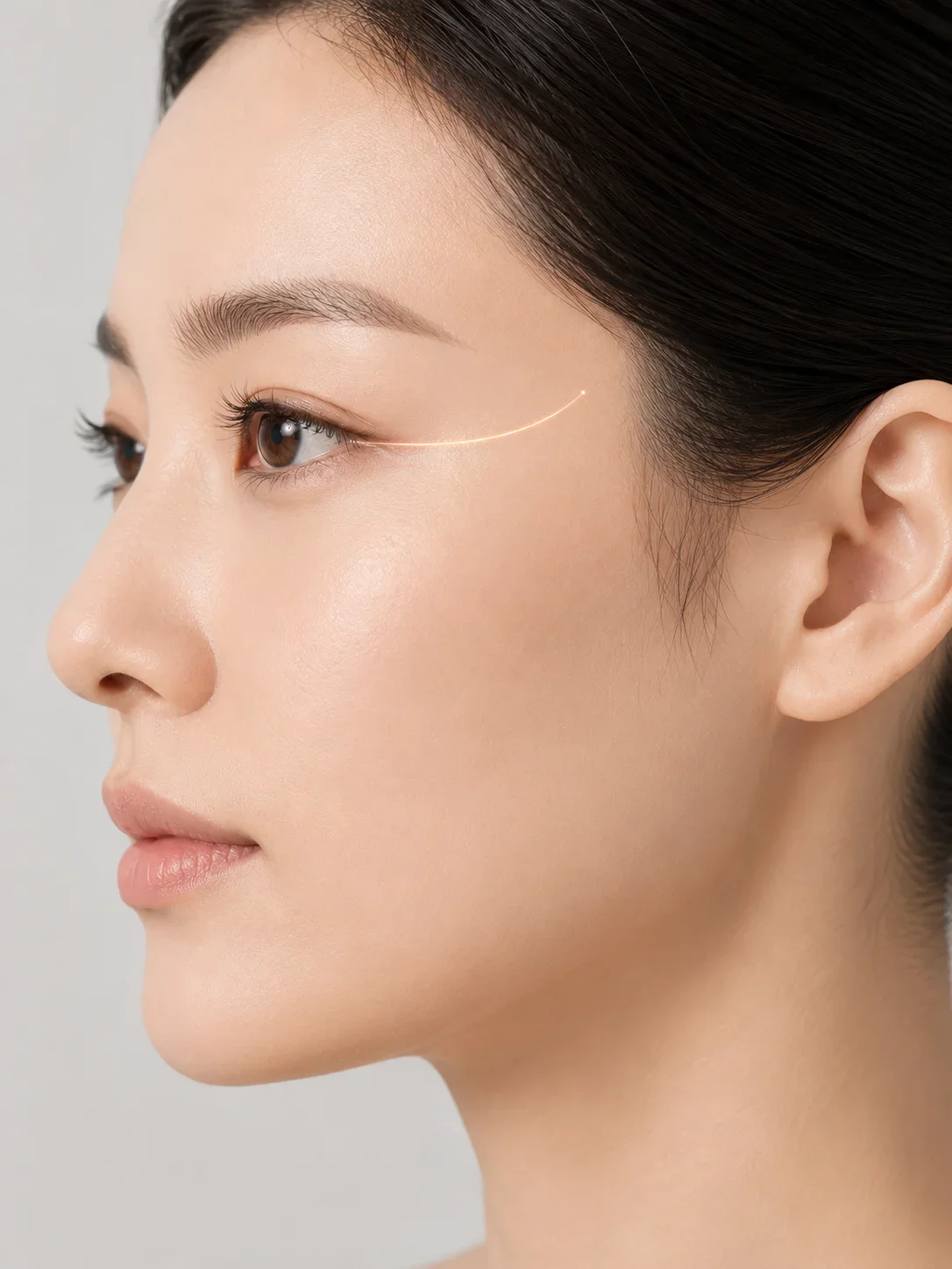 눈꼬리 옆 라인 HYBRID 안내 이미지